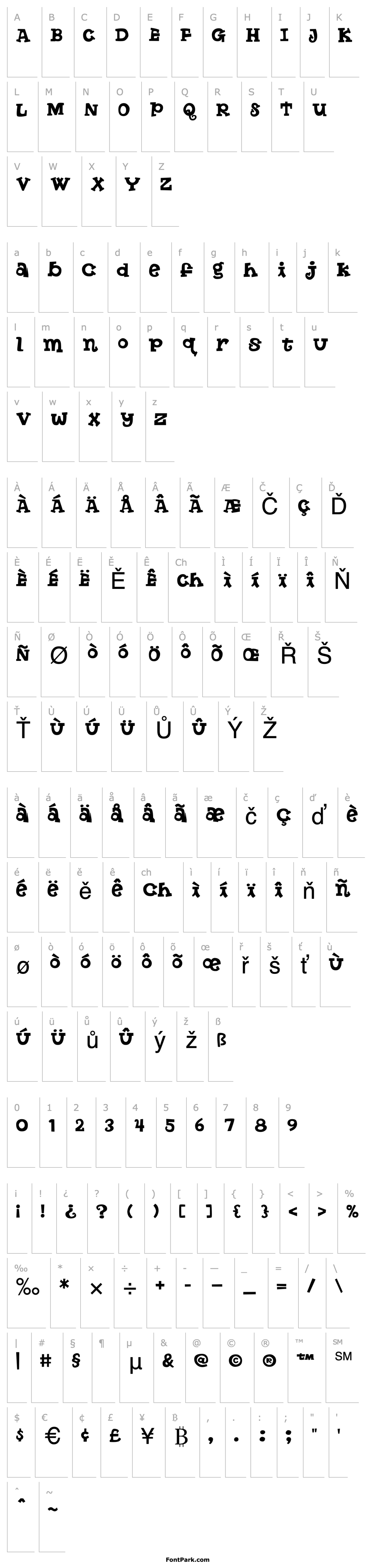 Overview ButterFinger Serif