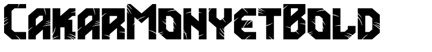 Preview CakarMonyetBold