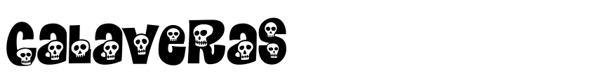 Font Calaveras by Unknown