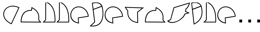 Font callejerafilete-filete by Sergio Catalan A.