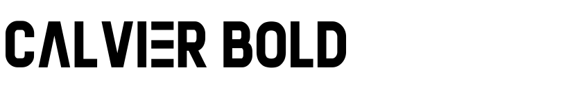 Preview Calvier Bold