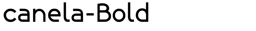 Preview canela-Bold