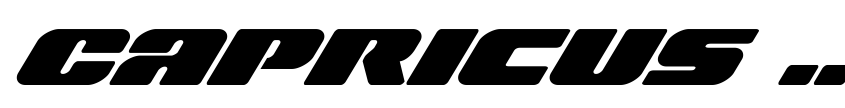 Preview Capricus Expanded Italic