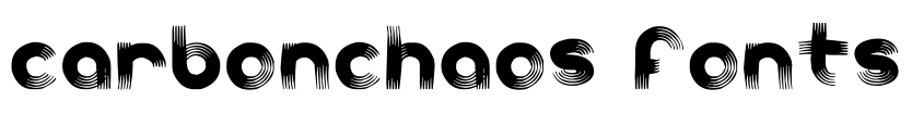 Preview carbonchaos fonts