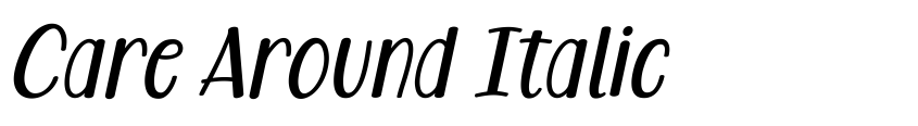Preview Care Around Italic