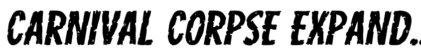 Preview Carnival Corpse Expanded Italic