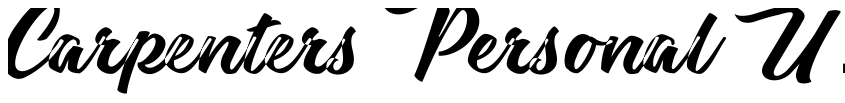 Preview Carpenters Personal Use Regular
