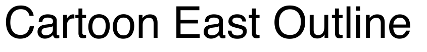 Preview Cartoon East Outline