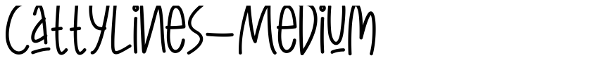 Preview CattyLines-Medium