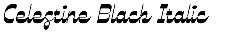 Preview Celestine Black Italic