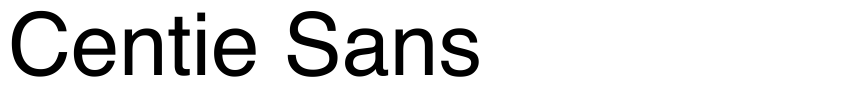 Preview Centie Sans
