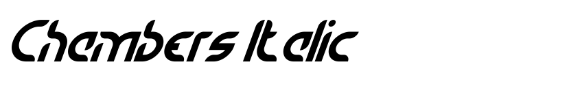 Preview Chambers Italic