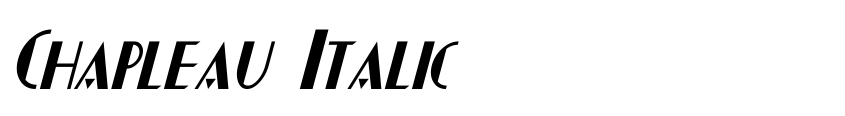 Preview Chapleau Italic