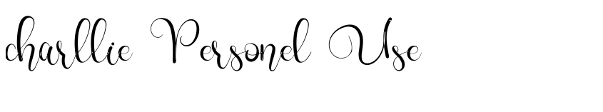 Preview charllie Personel Use