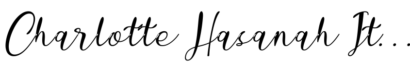 Preview Charlotte Hasanah Italic