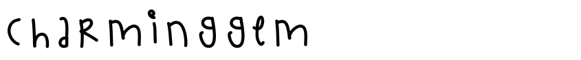 Font CharmingGem by Unknown
