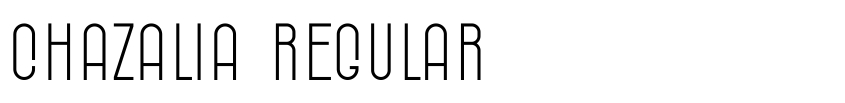 Preview Chazalia Regular