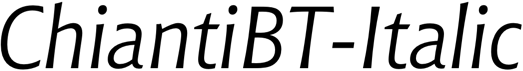 Preview ChiantiBT-Italic