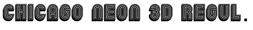 Preview Chicago Neon 3D Regular