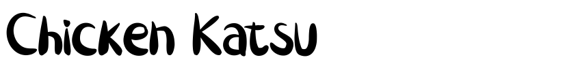 Font Chicken Katsu by MaknaStudio.