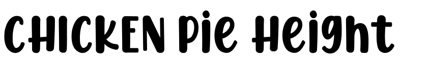 Preview CHICKEN Pie Height