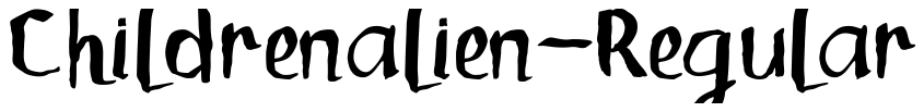 Preview Childrenalien-Regular