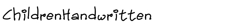 Preview ChildrenHandwritten