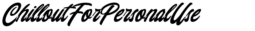 Preview ChilloutForPersonalUse