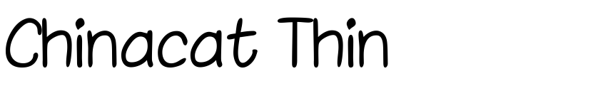 Preview Chinacat Thin