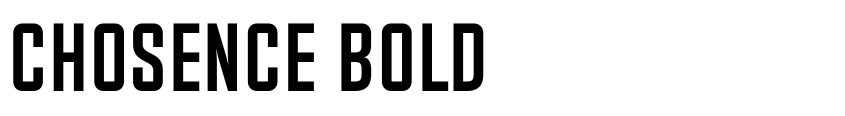 Preview Chosence Bold