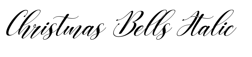 Preview Christmas Bells Italic