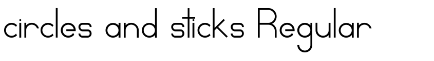 Preview circles and sticks Regular