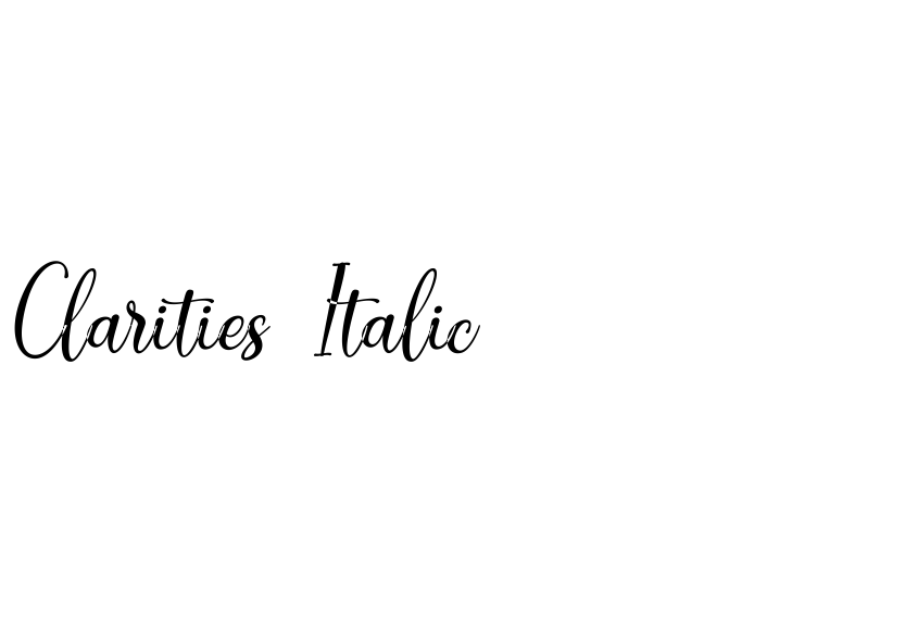 Preview Clarities Italic