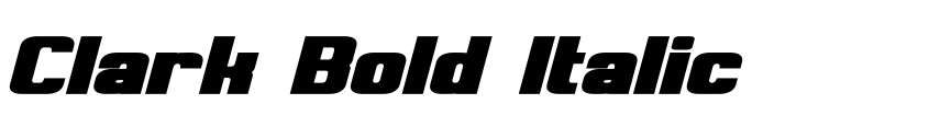 Preview Clark Bold Italic