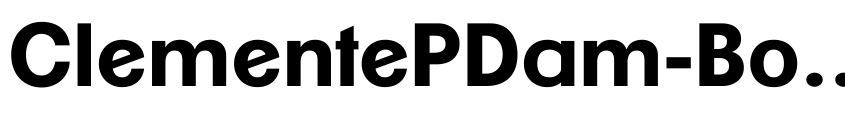 Preview ClementePDam-Bold