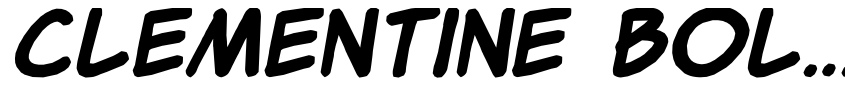 Preview Clementine Bold Italic