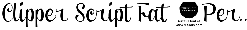 Preview Clipper Script Fat (Personal Use)