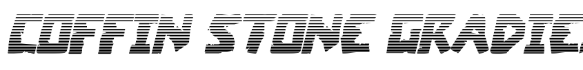 Preview Coffin Stone Gradient Italic