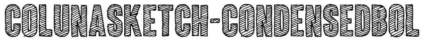 Preview ColunaSketch-CondensedBold
