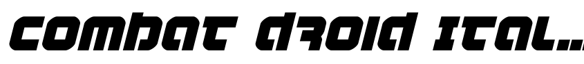 Preview Combat Droid Italic