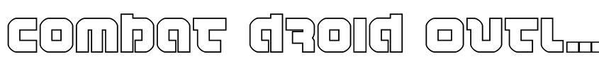 Preview Combat Droid Outline