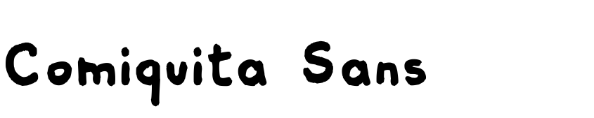 Preview Comiquita Sans