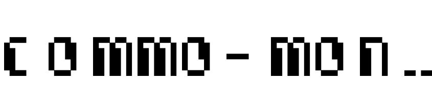 Preview Commo-Monospaced
