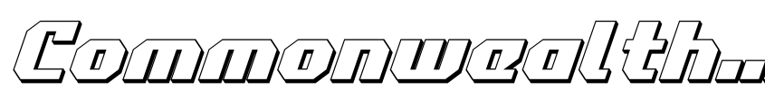 Preview Commonwealth 3D Italic