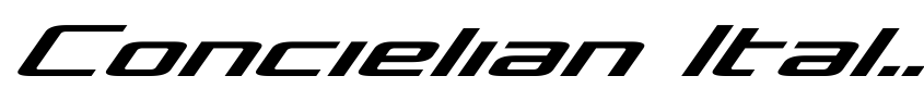 Preview Concielian Italic