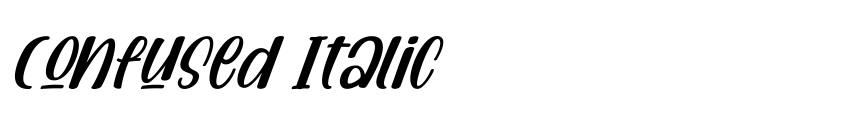 Preview Confused Italic