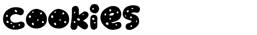Font Cookies by Unknown