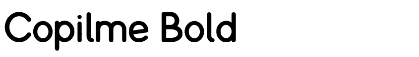 Preview Copilme Bold