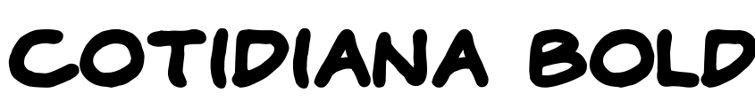 Preview Cotidiana Bold