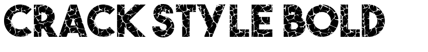 Preview Crack Style Bold